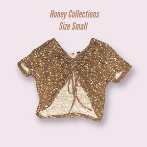 Honey collections crop top